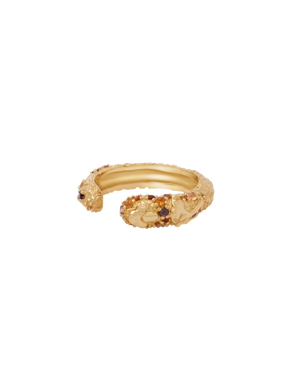 18K Pavé Open Ring