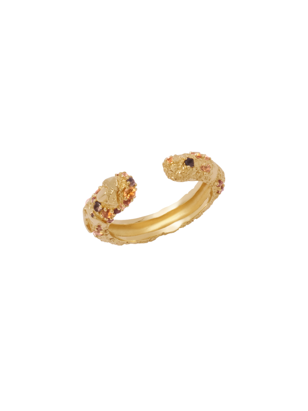 18K Pavé Open Ring