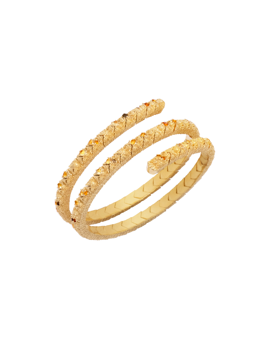18K Pavé Coil
