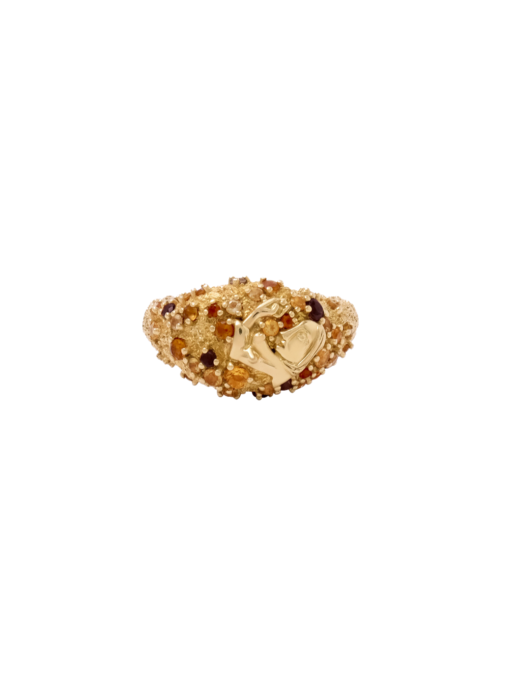 18K Pavé Dome Ring