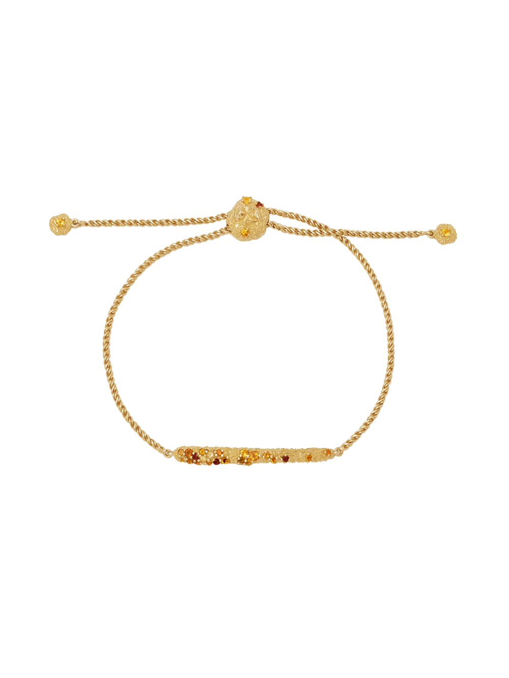 18K Pavé Station Bracelet