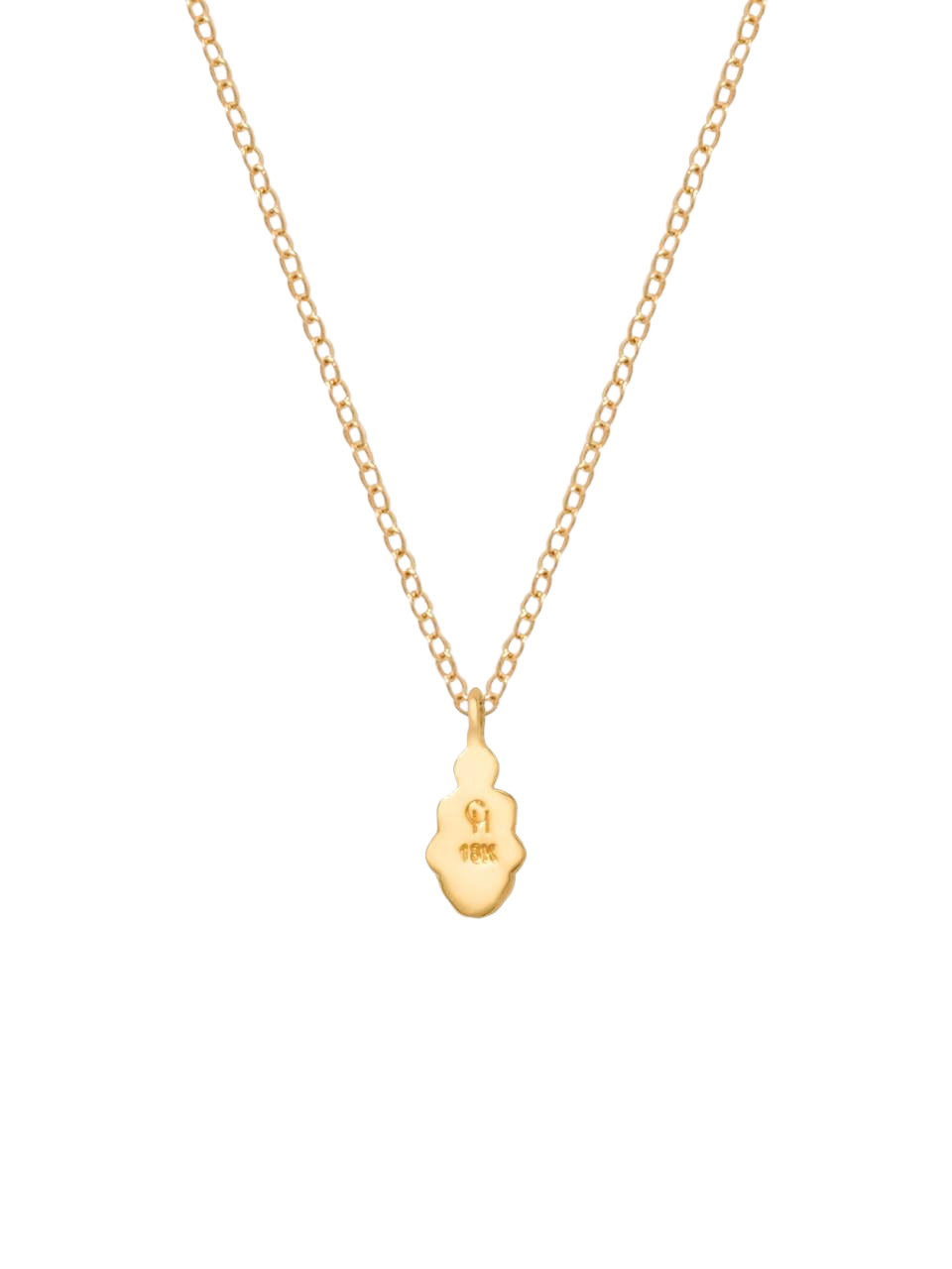 18K Willendorf Tag Necklace