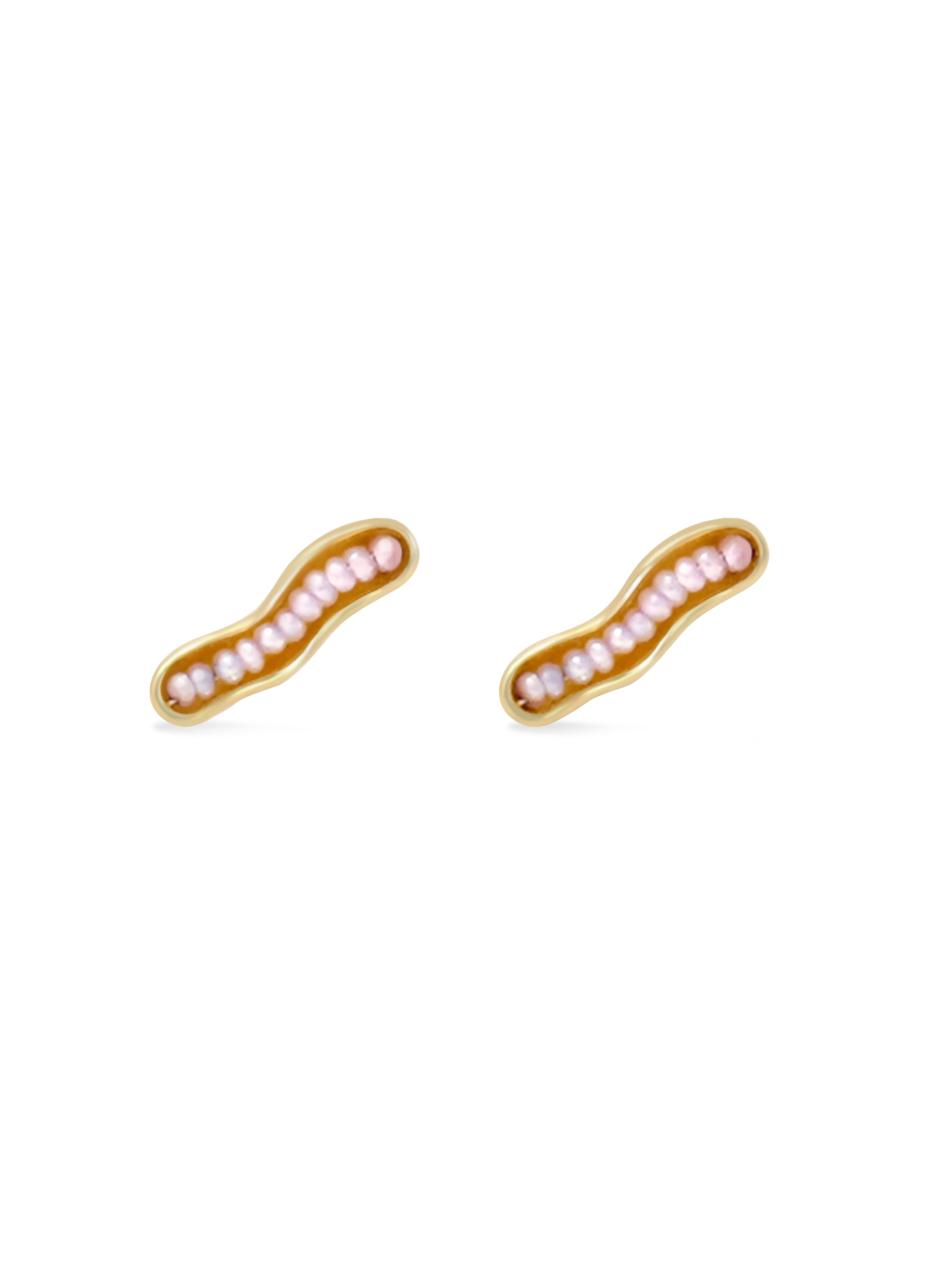 18K Daughter Contour Studs