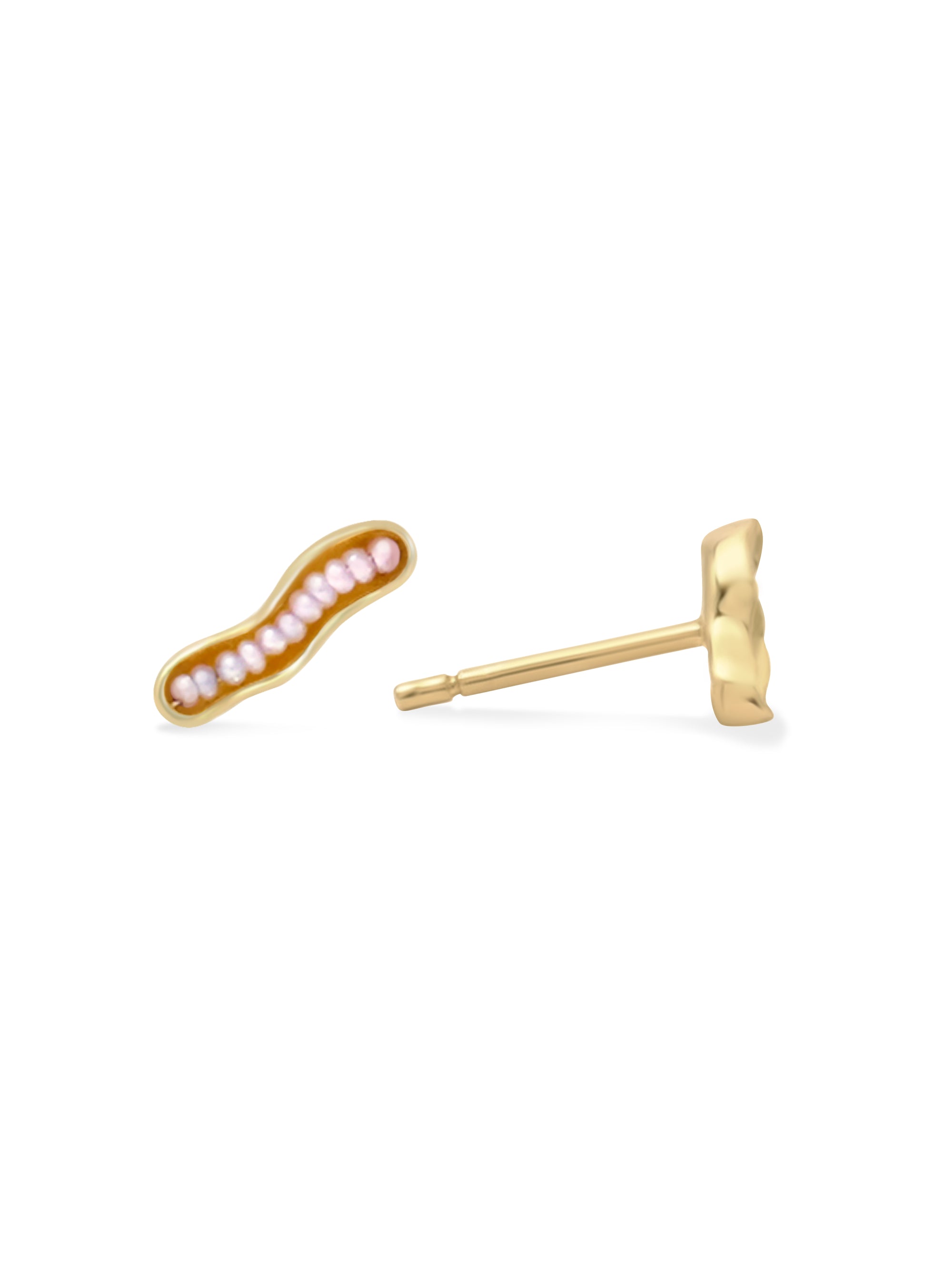 18K Daughter Contour Studs