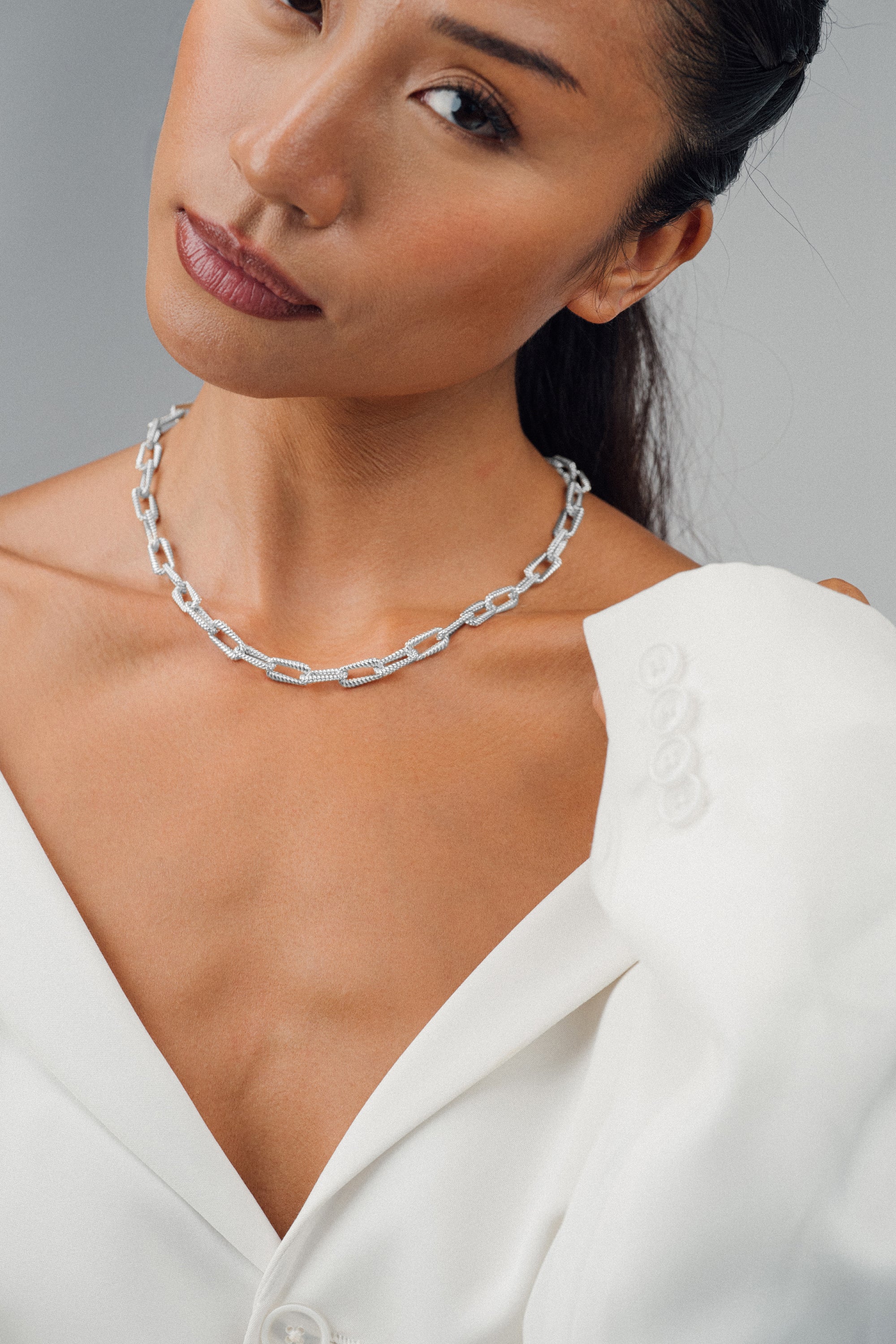 Braid Link Necklace