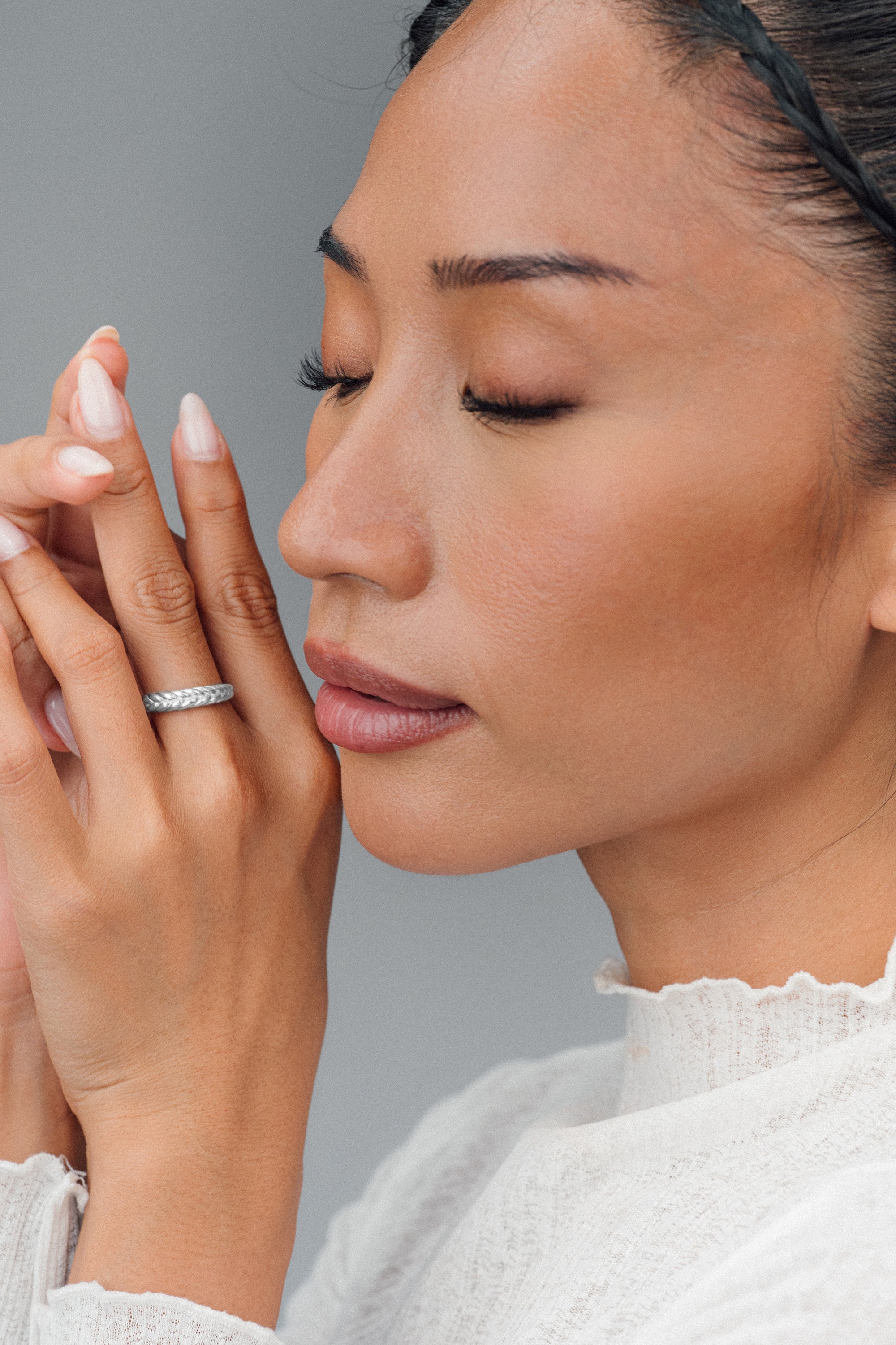 Braid Slim Dome Ring