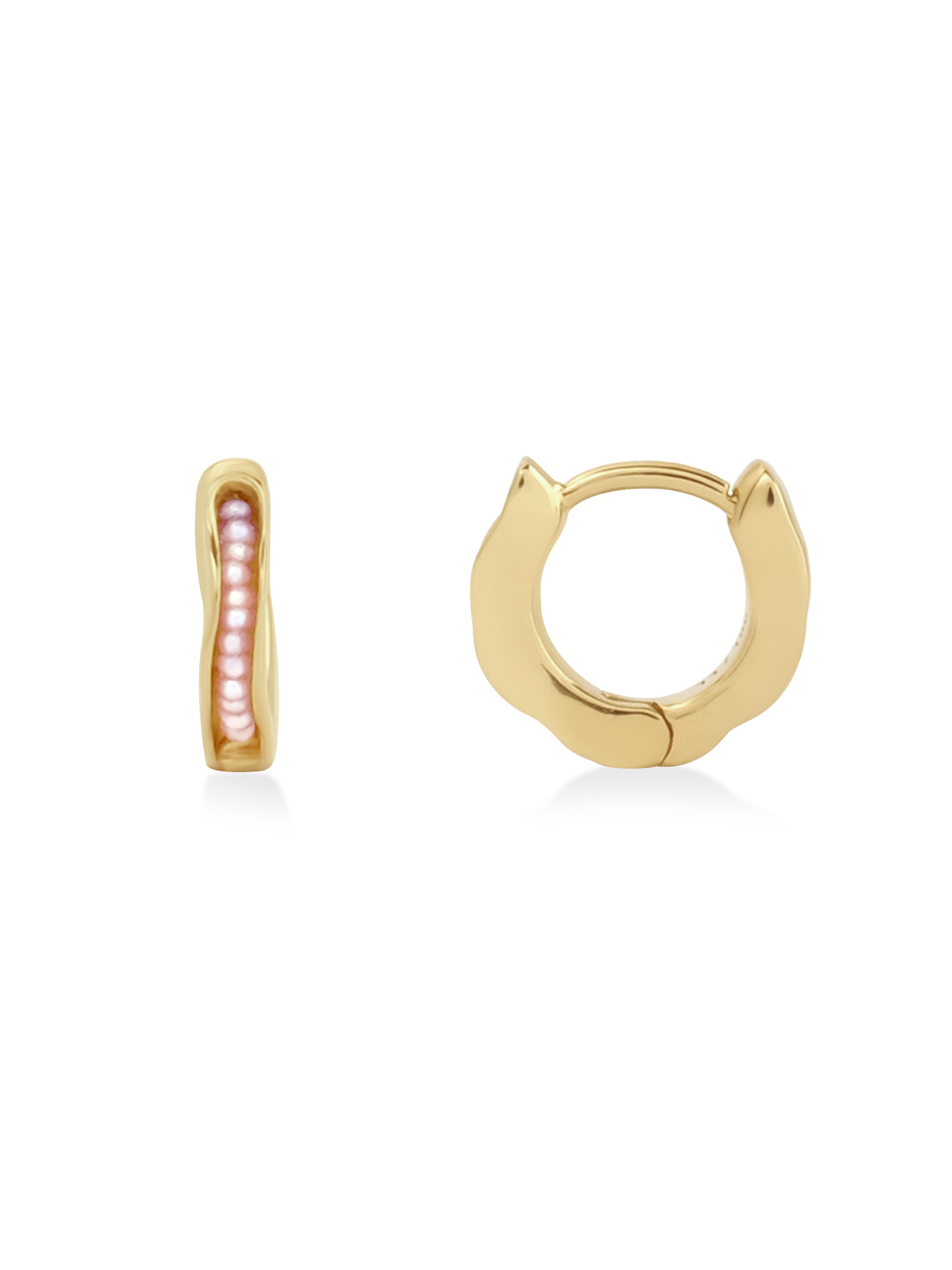 18K Daughter Hoops Mini