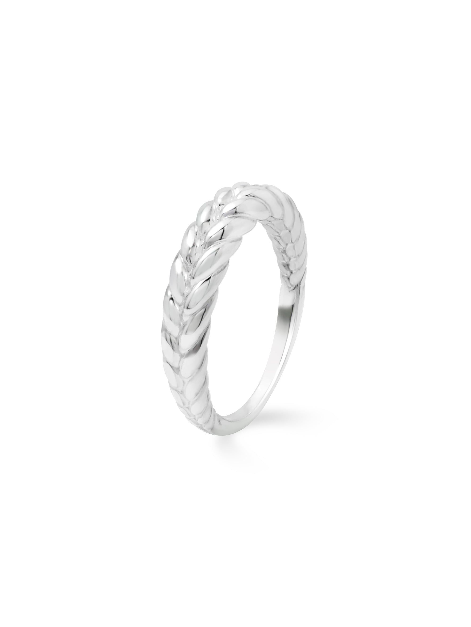 Braid Slim Dome Ring
