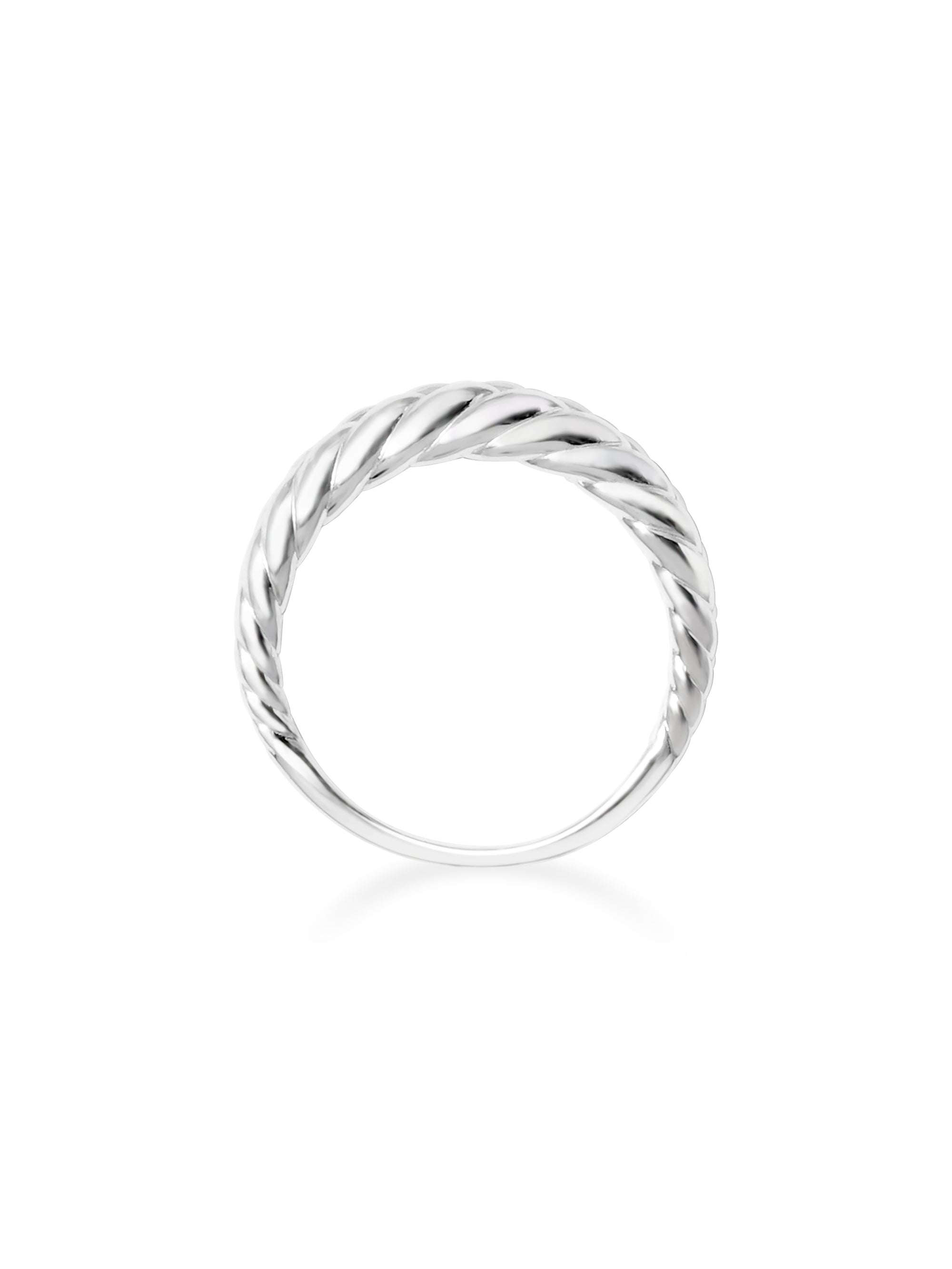 Braid Slim Dome Ring