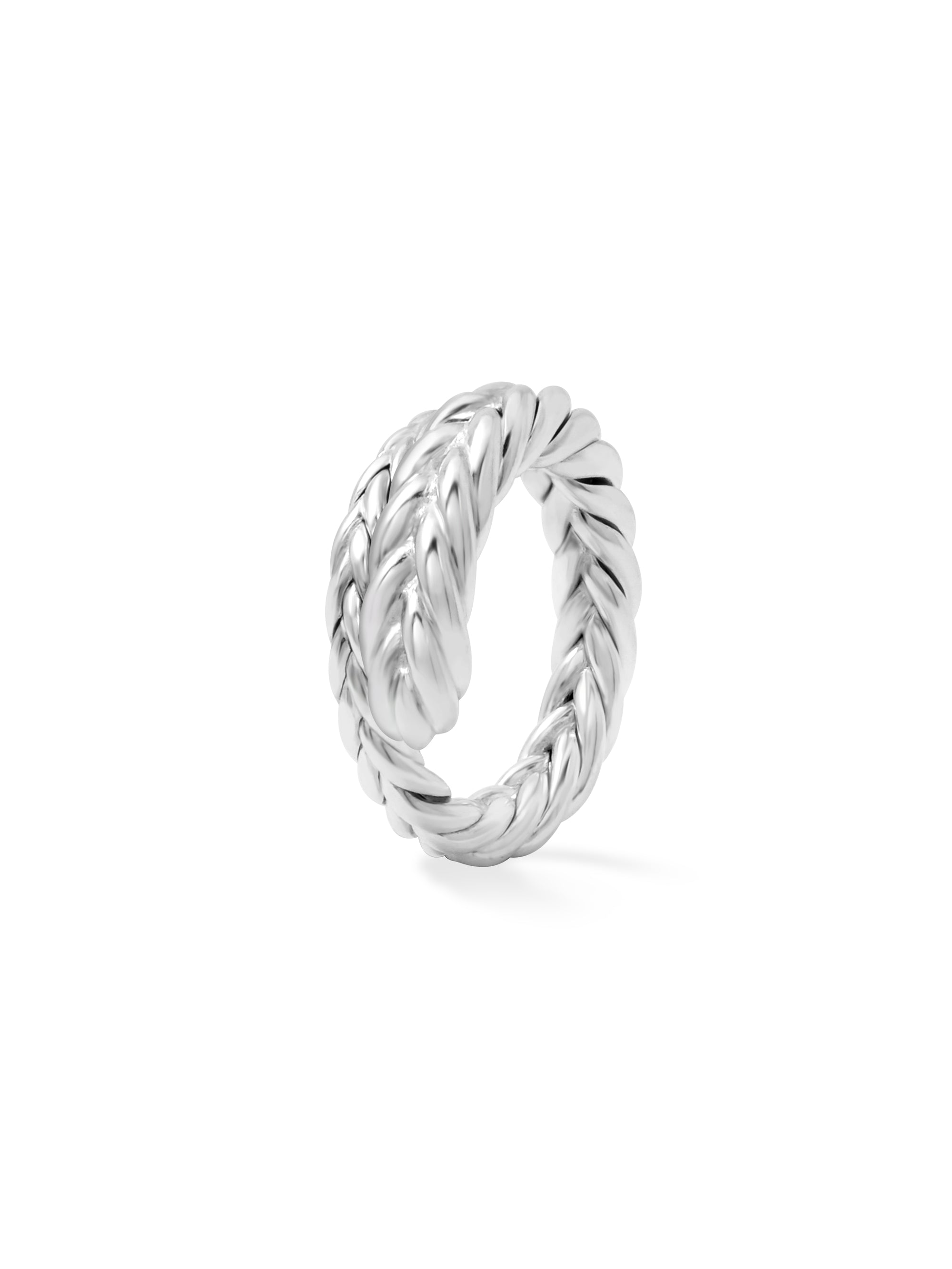 Braid Double Wrap Flex Ring