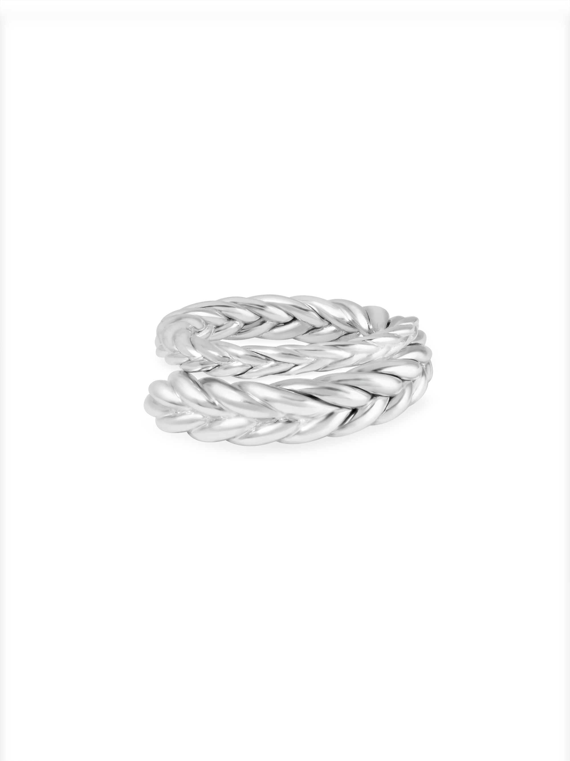Braid Double Wrap Flex Ring