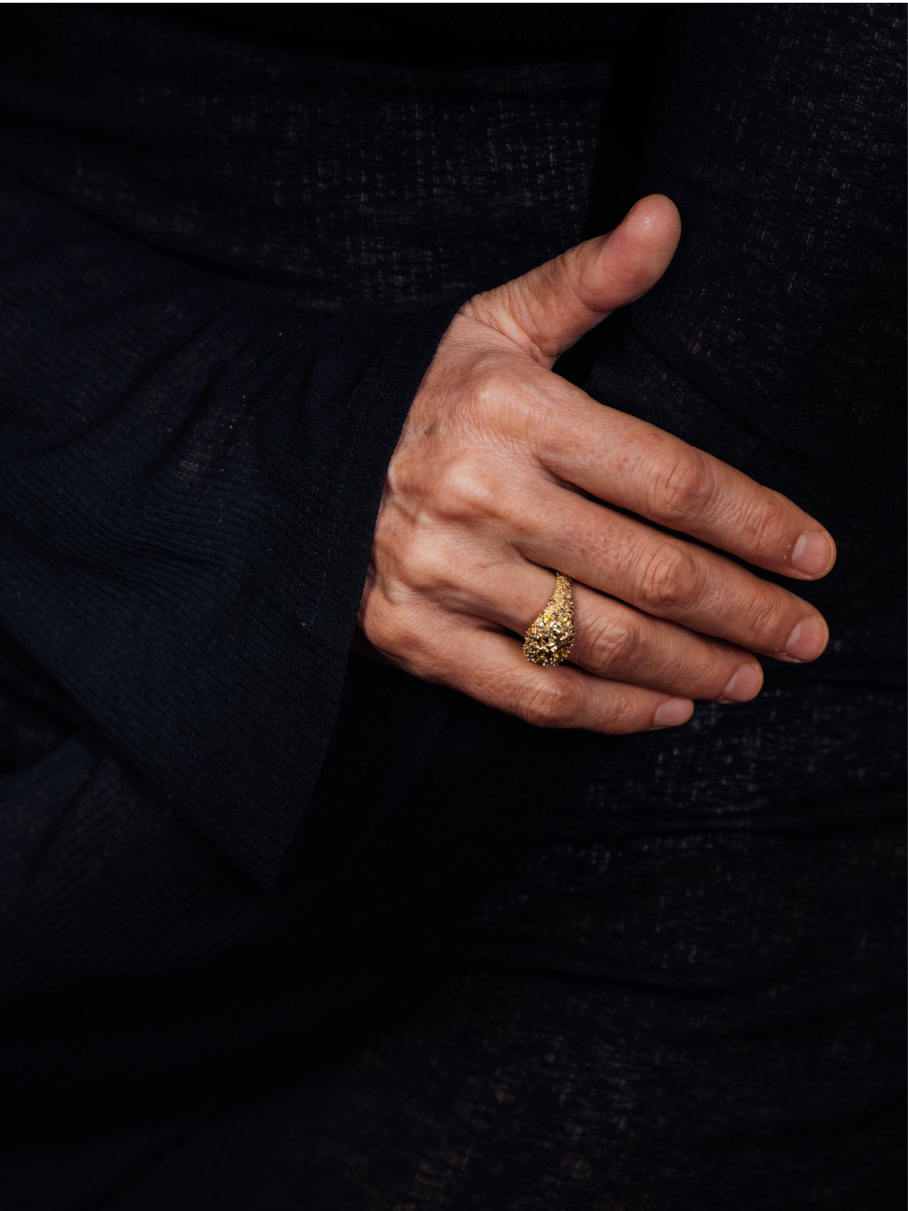 18K Pavé Dome Ring