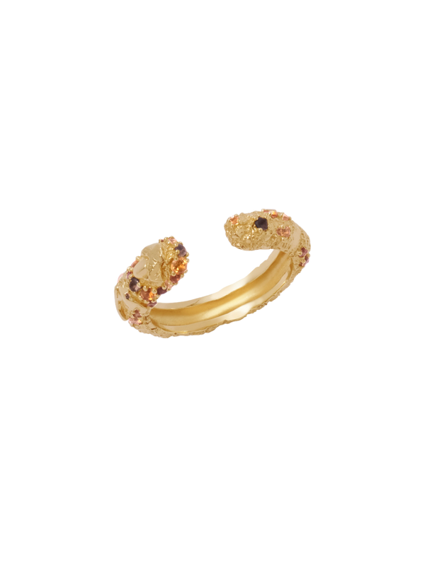 18K Pavé Open Ring