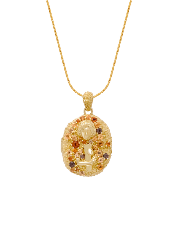 18K Pavé Locket