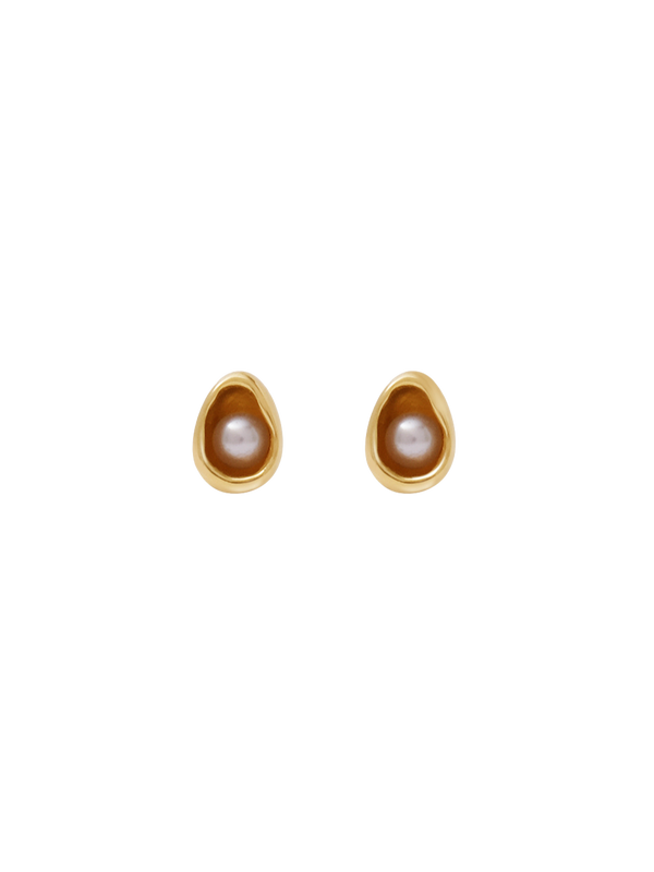 18K Pearl Stud