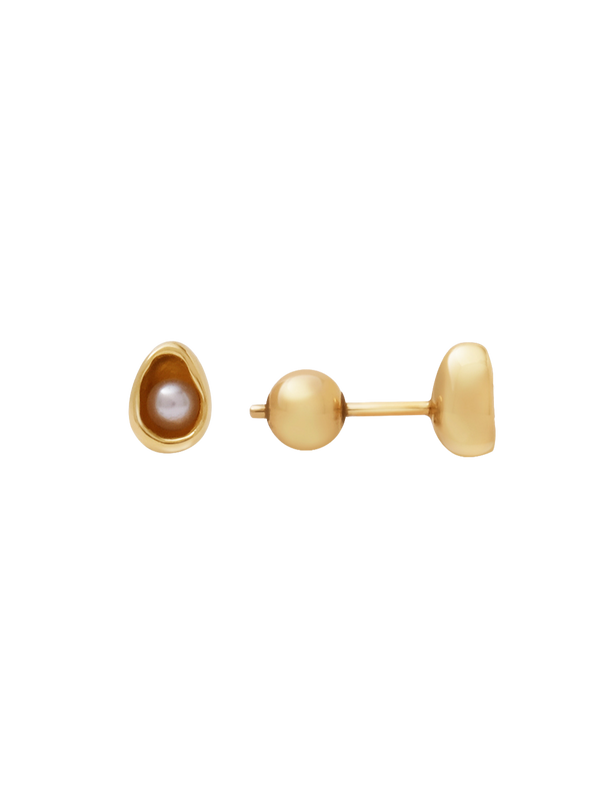 18K Pearl Stud