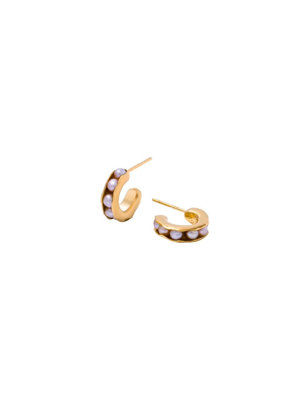 Pearl Hoops Small