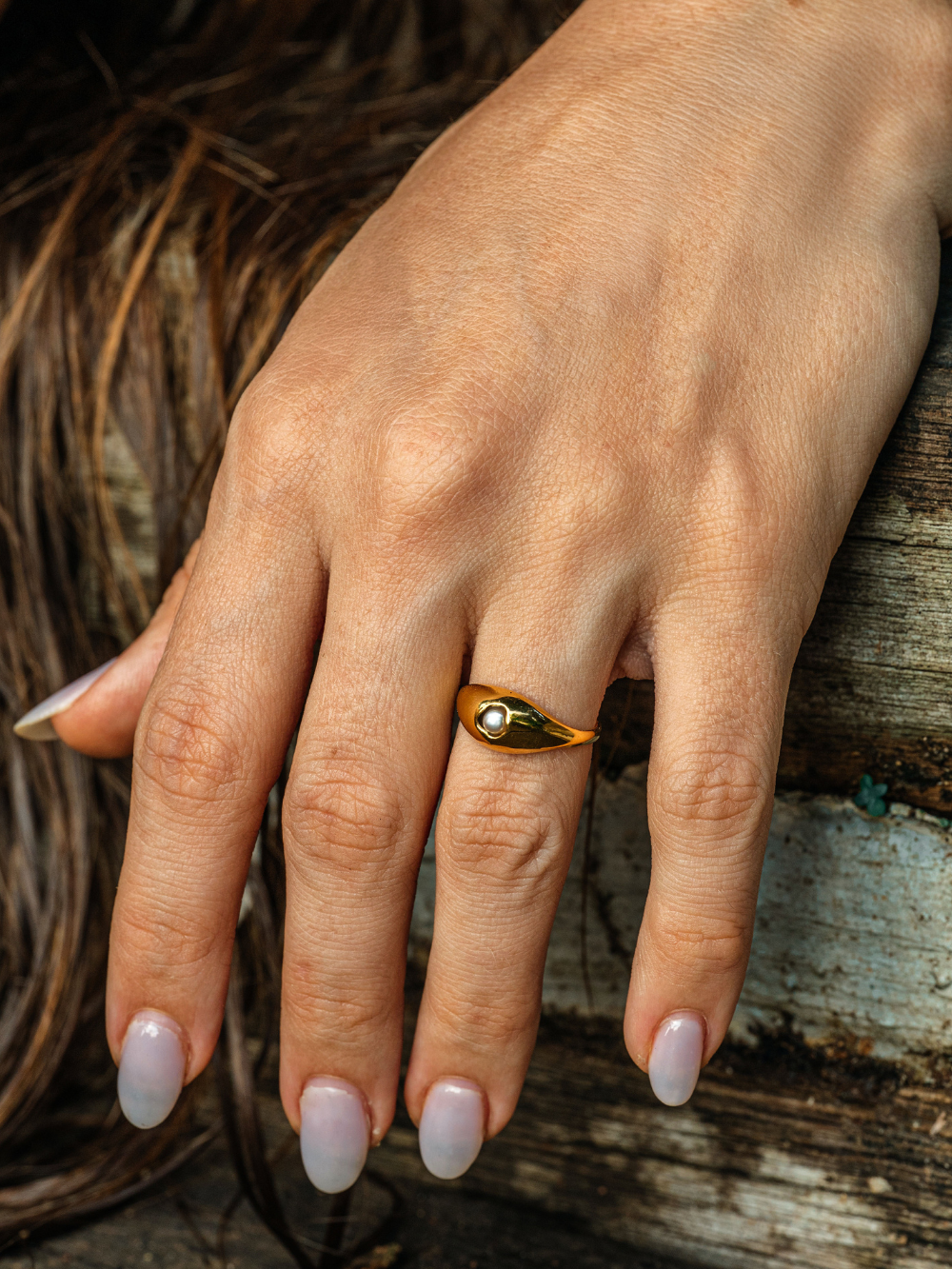 Pearl Dome Ring