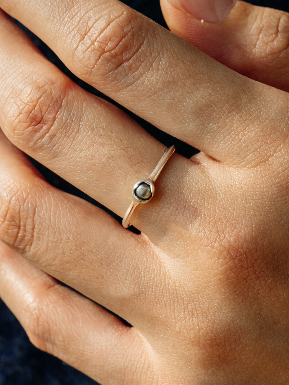 Pearl Solo Ring