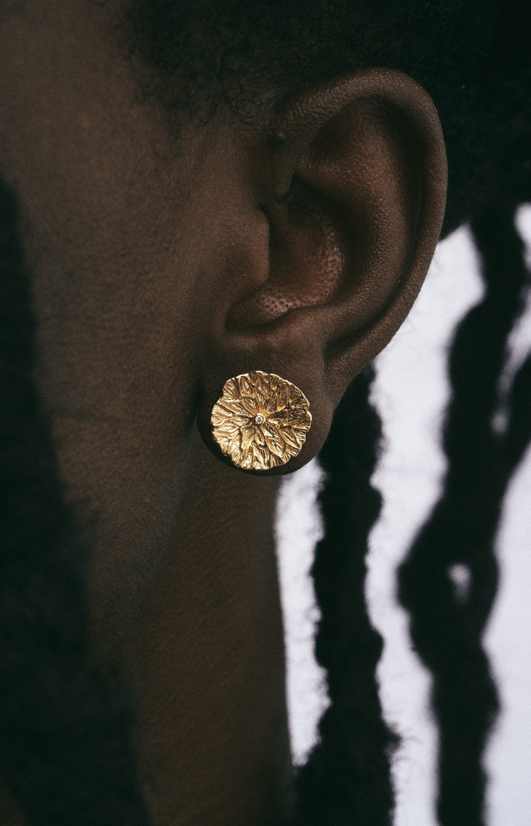 18K Lilypad Large Studs