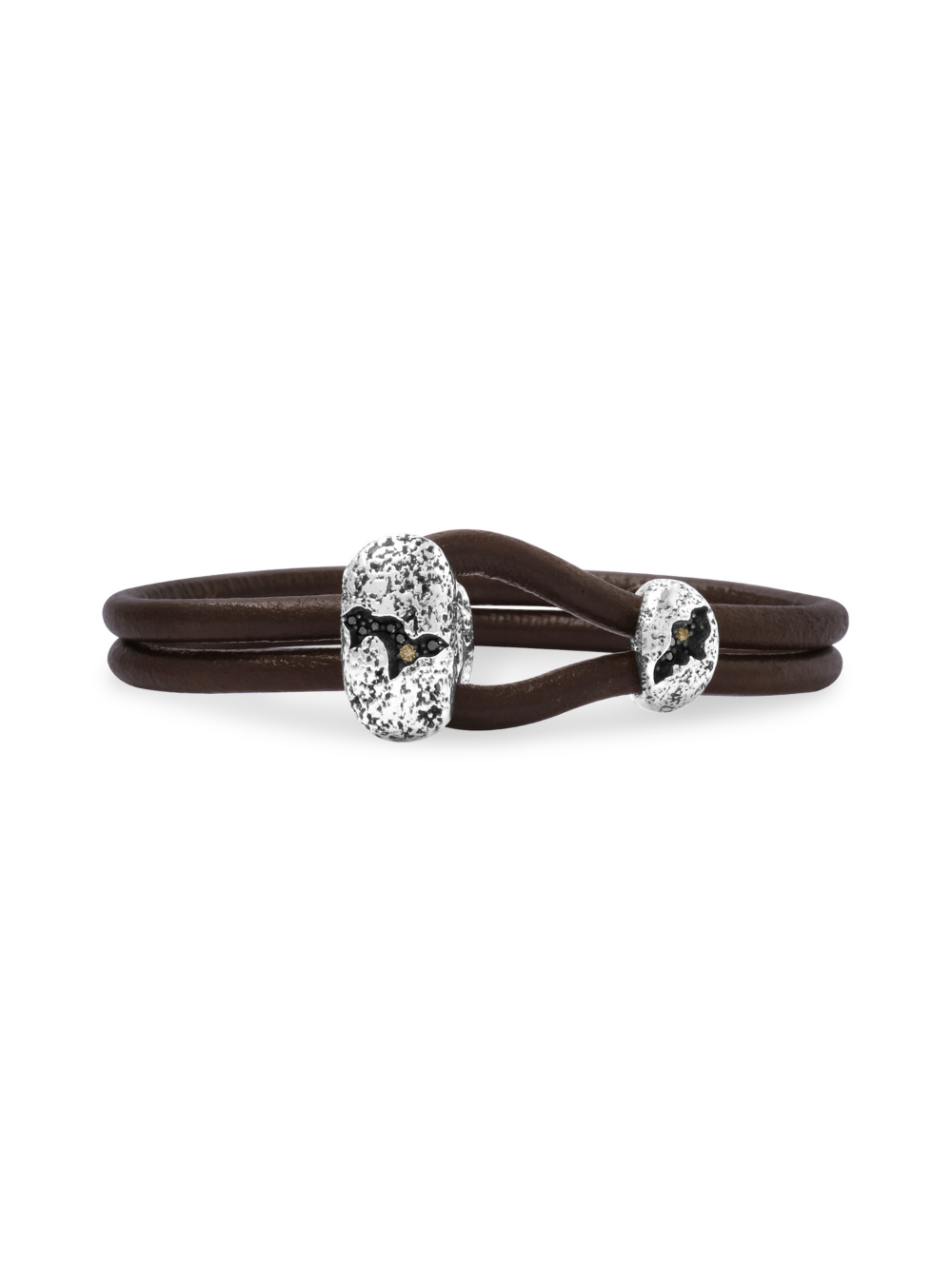 Chasm Leather Button Bracelet