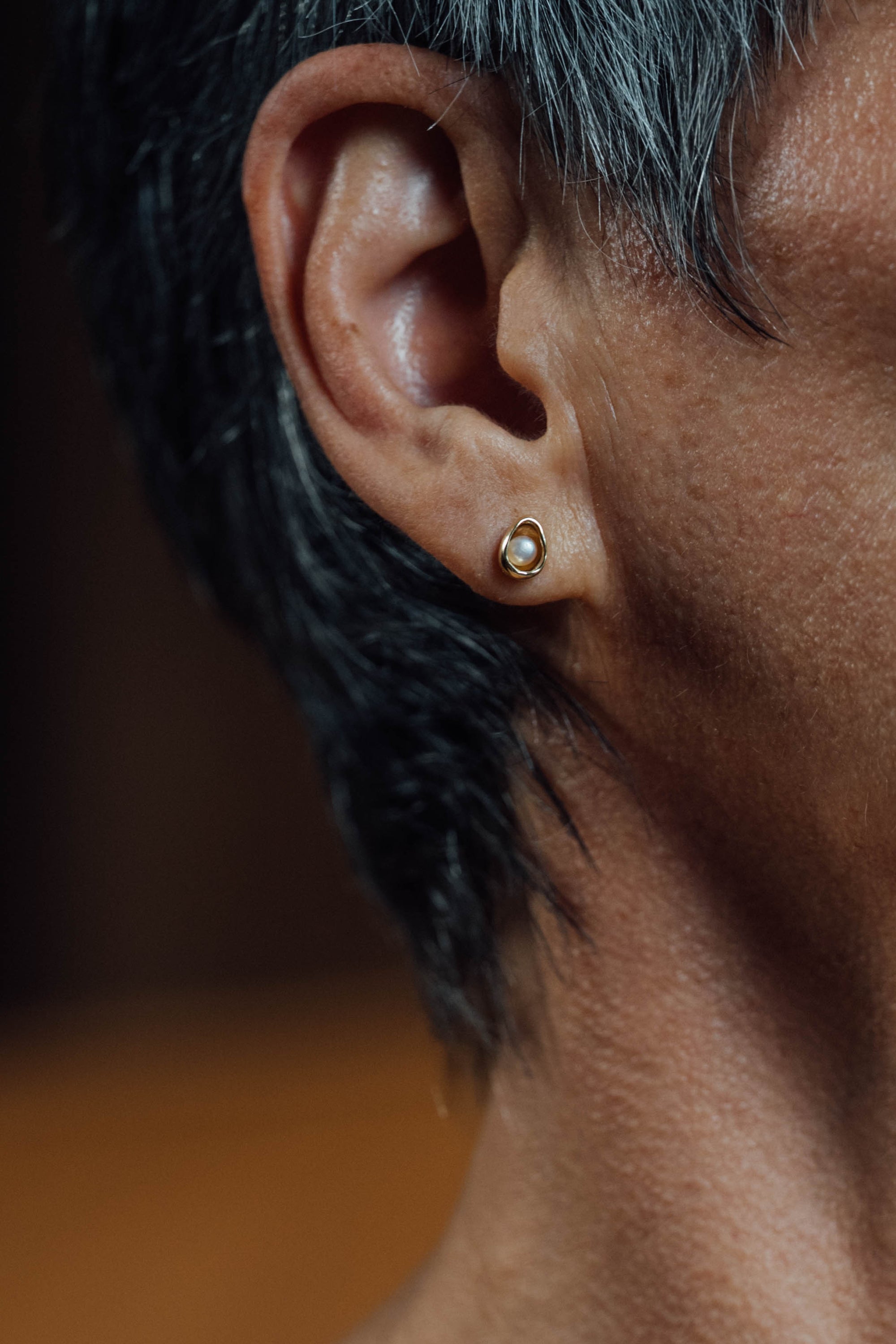 18K Pearl Stud