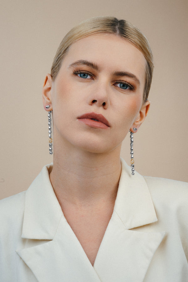 Drops Extra Long Post Earrings