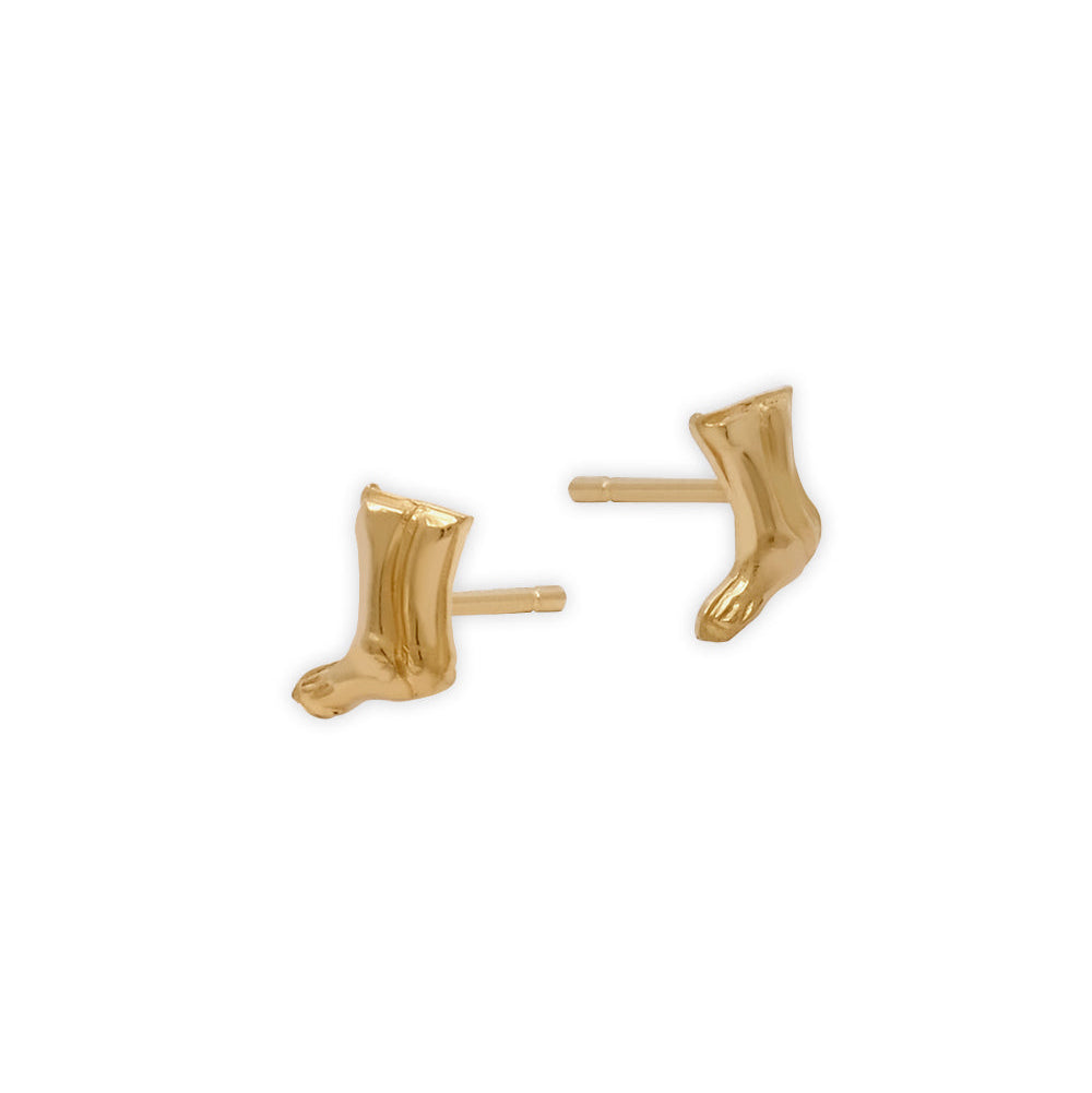 18K Foot Studs