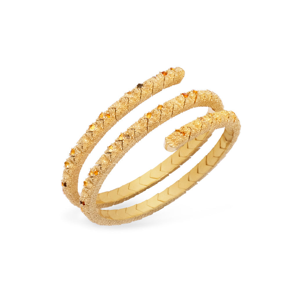 18K Pavé Coil