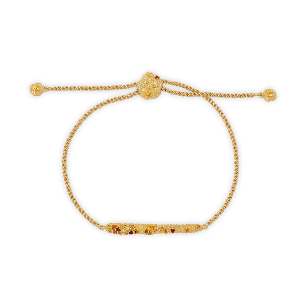 18K Pavé Station Bracelet