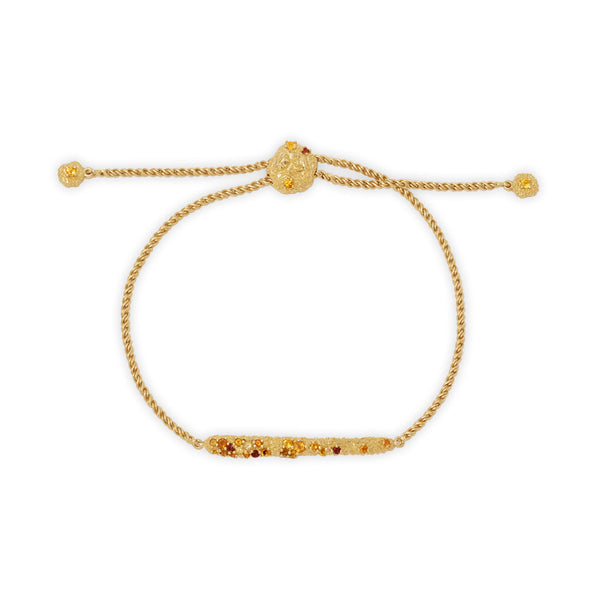 18K Pavé Station Bracelet