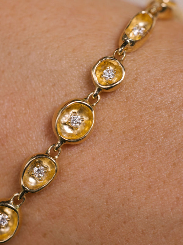 18K Shower Bracelet