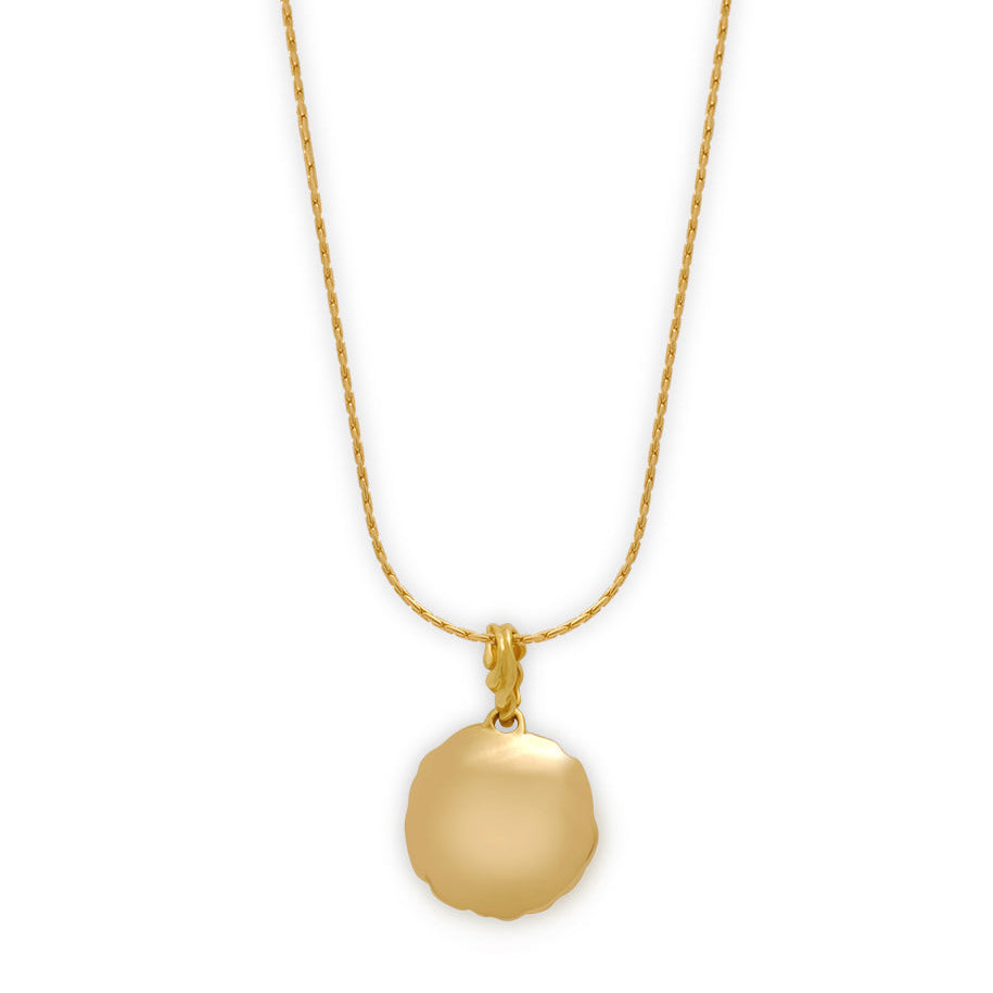 18K Lilypad Pendant