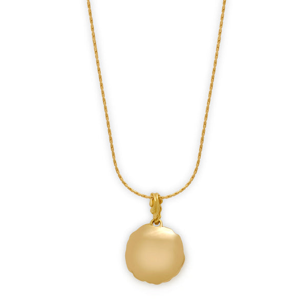 18K Lilypad Pendant