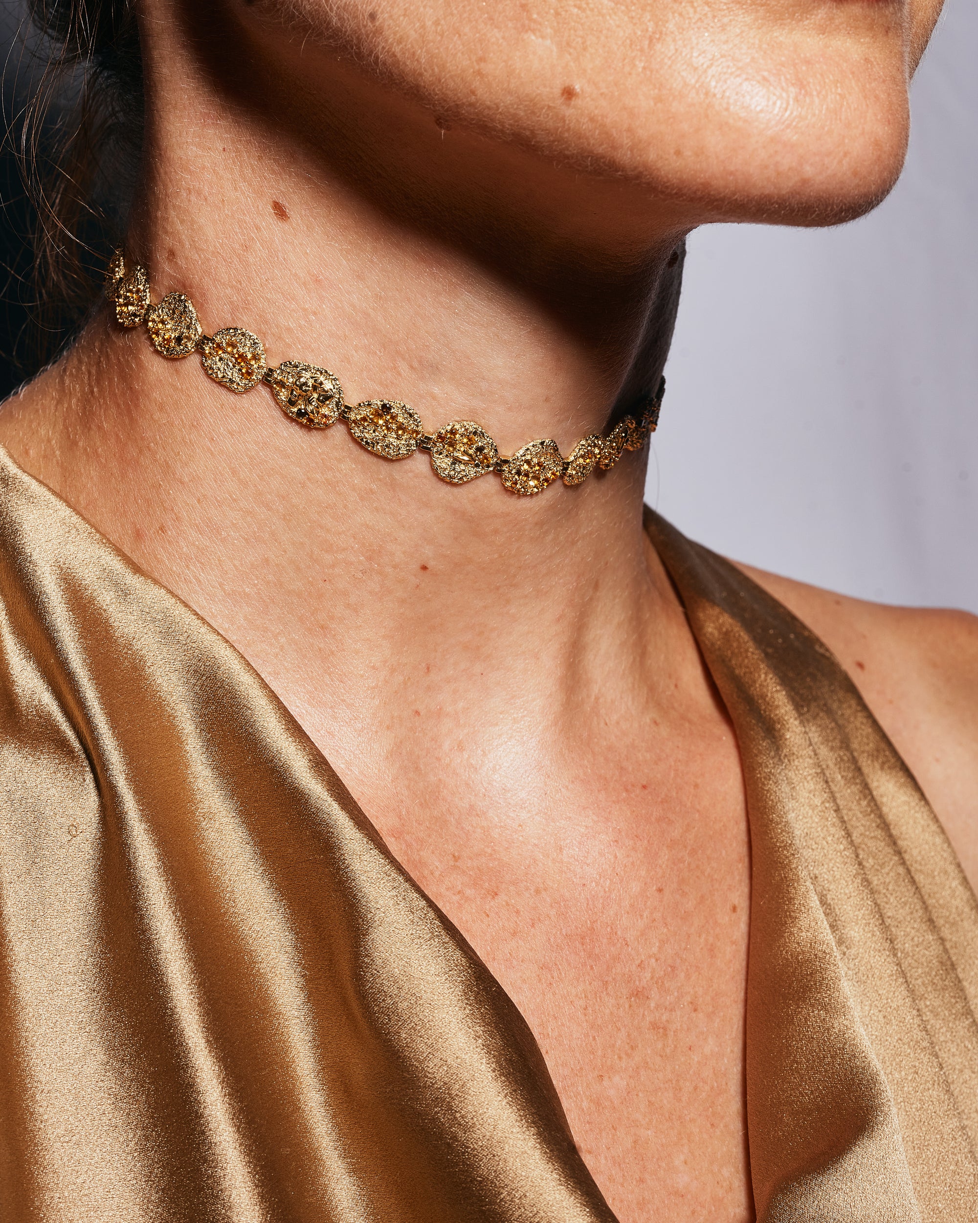 18K Pavé Choker