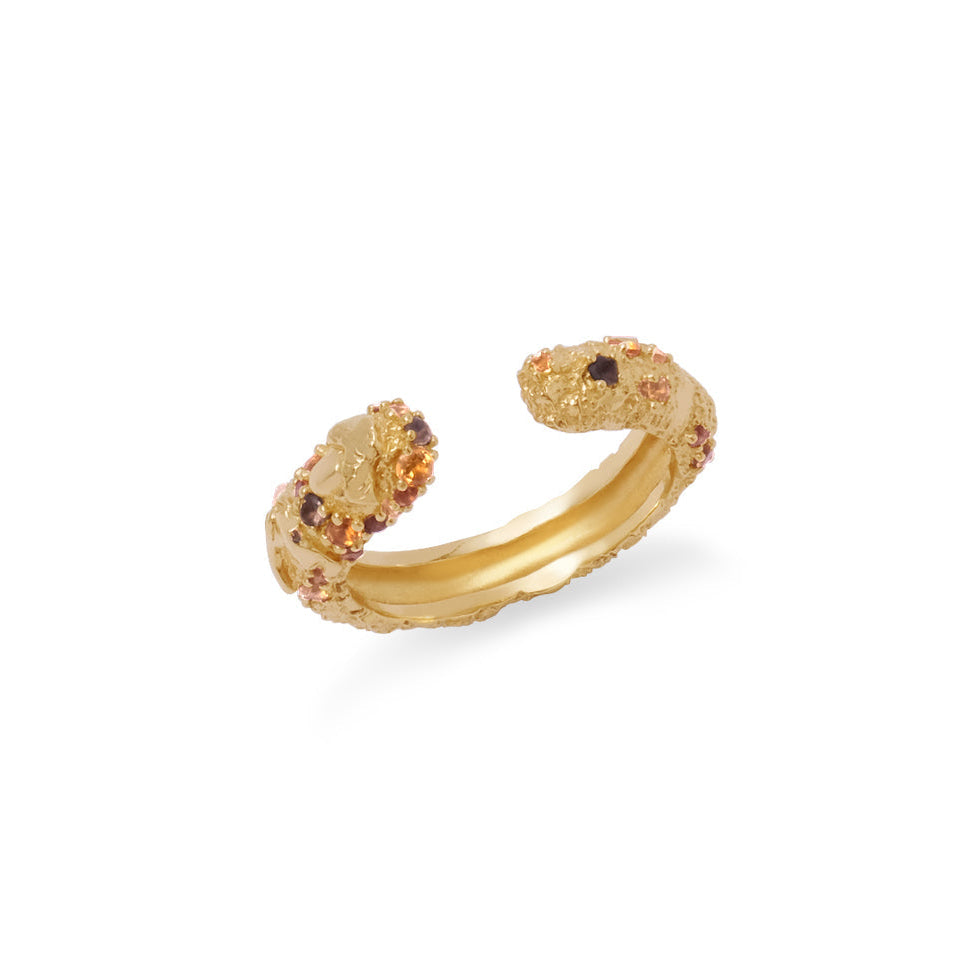 18K Pavé Open Ring