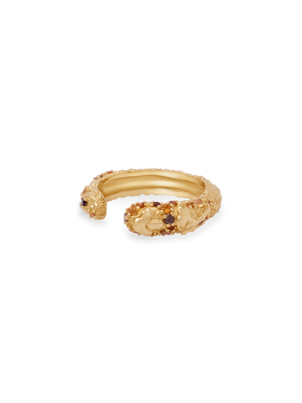 18K Pavé Open Ring