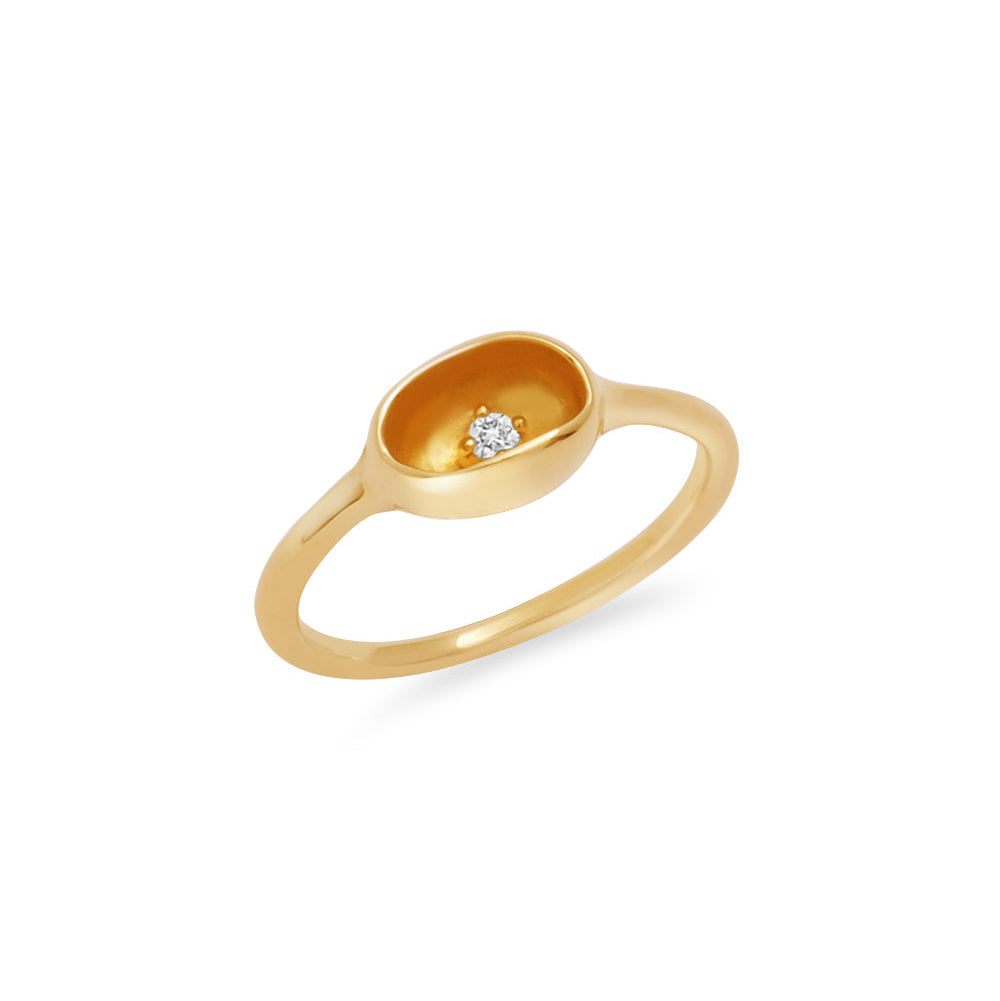 18K Solo Diamond Ring