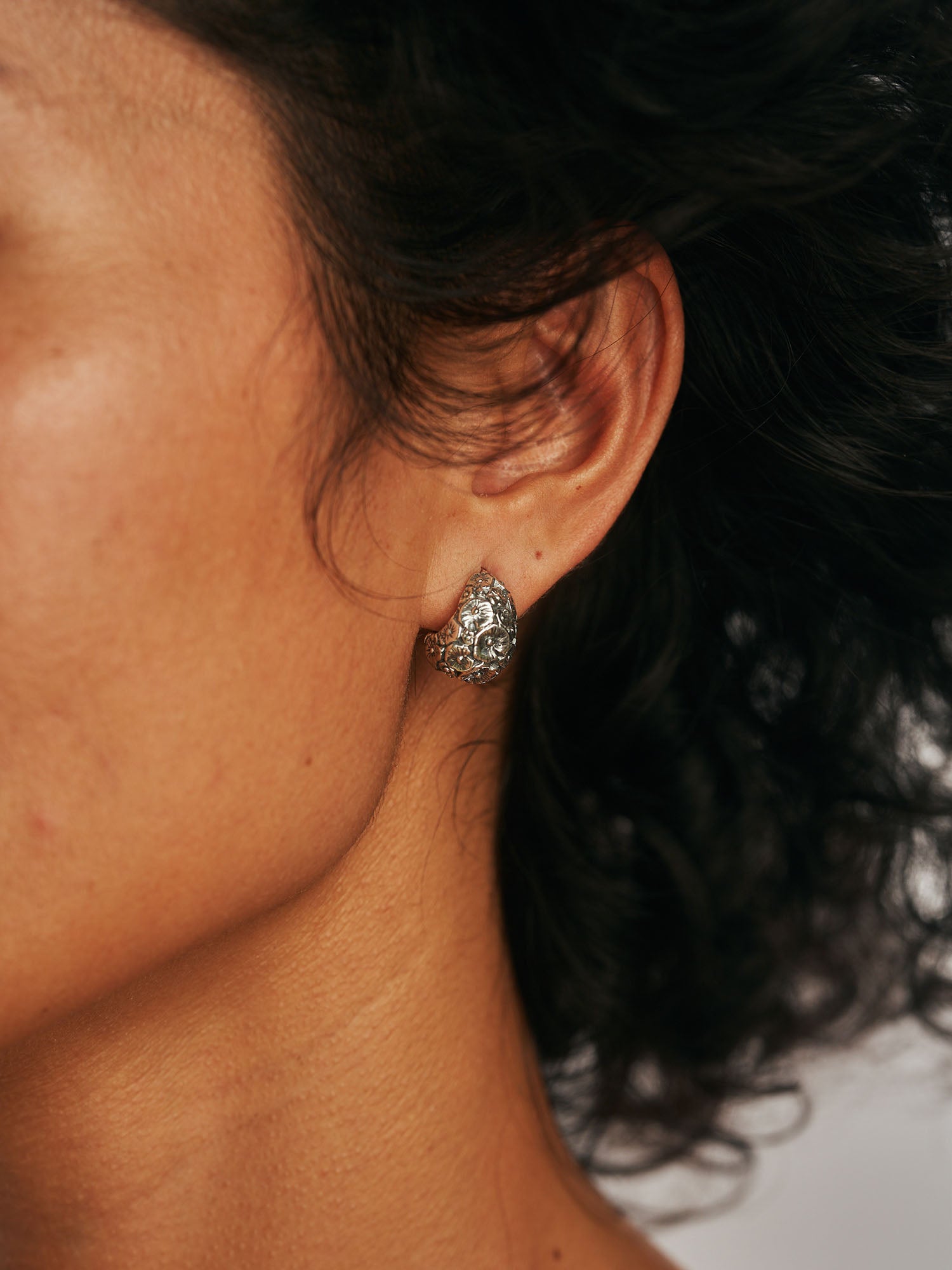 Lilypad Huggie Earrings | Demi Fine Jewelry | Carina Hardy